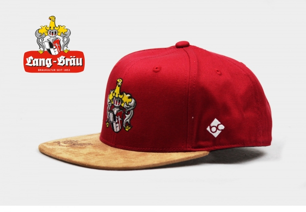 "Langbräu" - rot (Snapback)